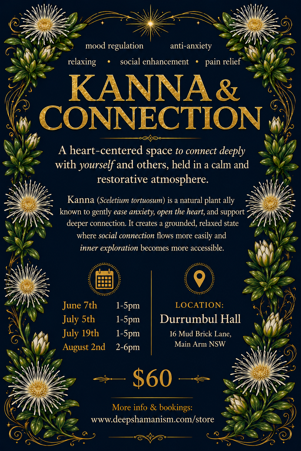 Kanna and Connection event poster